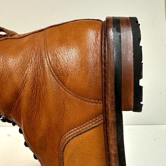 NEW HEELS Rancourt & Co. x Taylor Stitch Moto Boot Brown Made in Maine USA 9.5 D - Picture 2 of 12